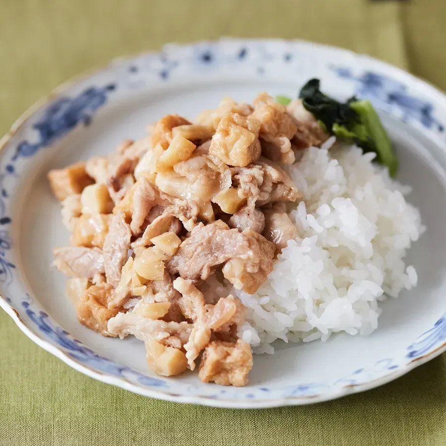 ごはんにぴったり！豚こまのルーローハン風