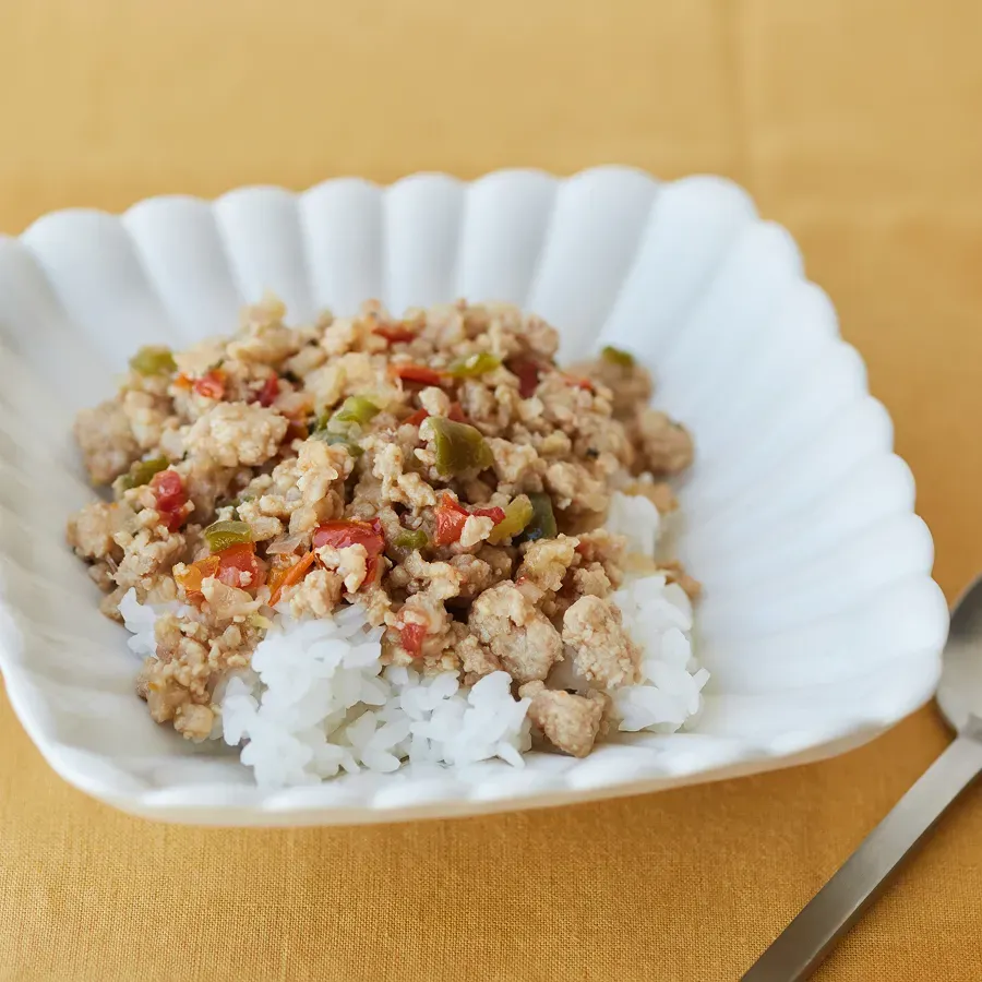 ごはんと一緒に！ガパオミート