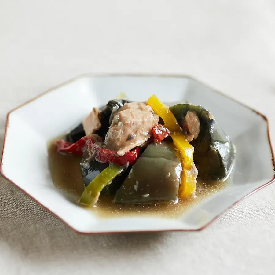 なすとツナの揚げ浸し