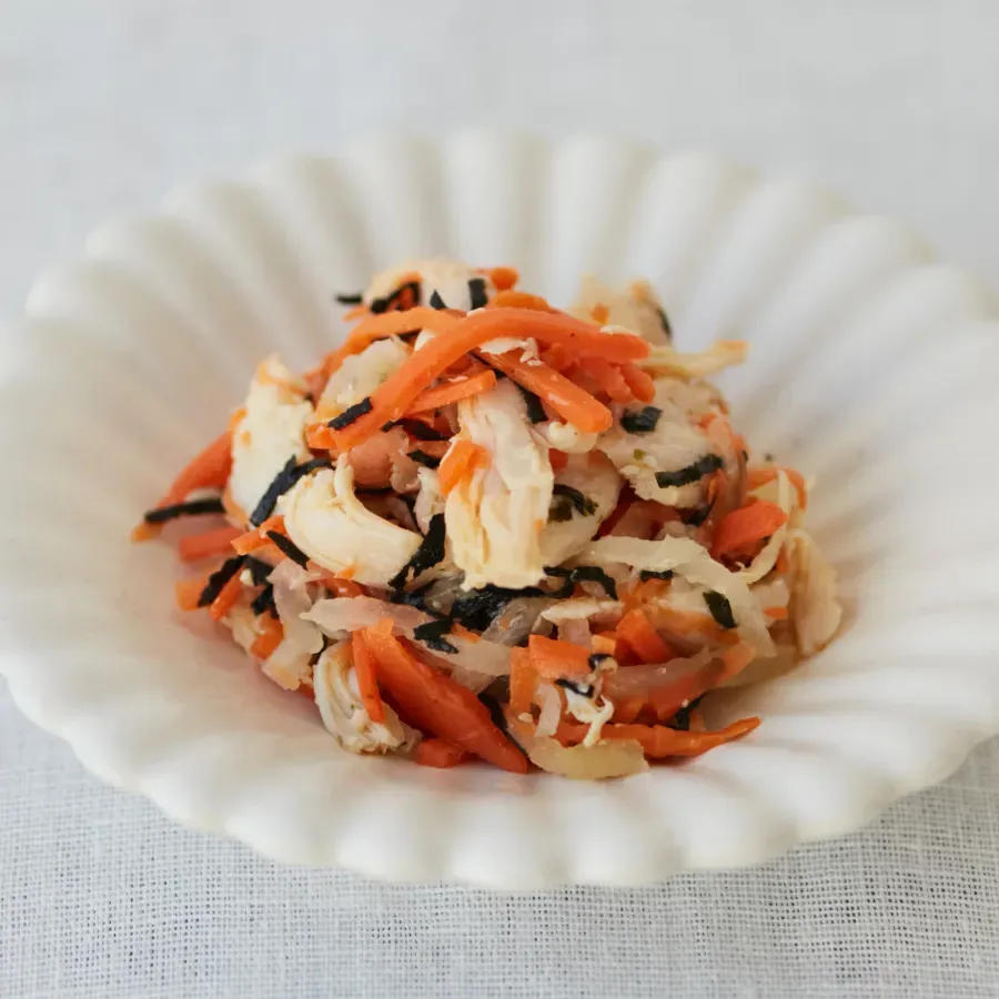 大根とにんじんの旨塩きんぴら