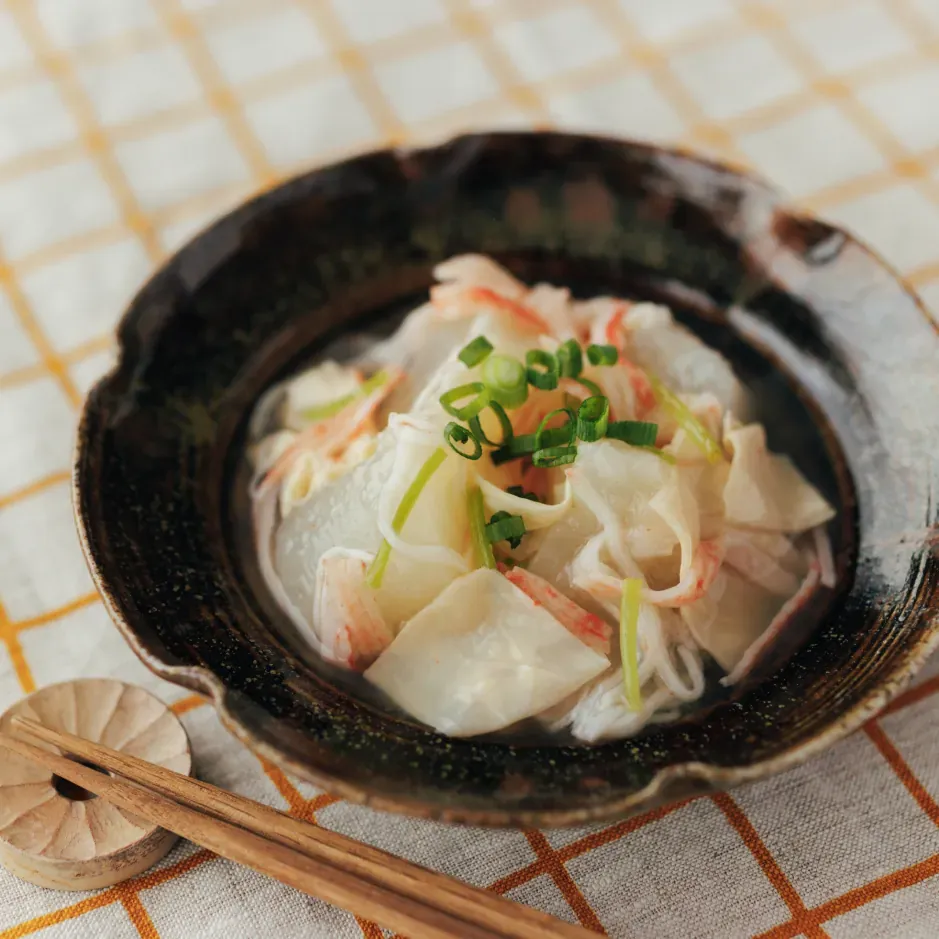 大根の比叡湯葉あん