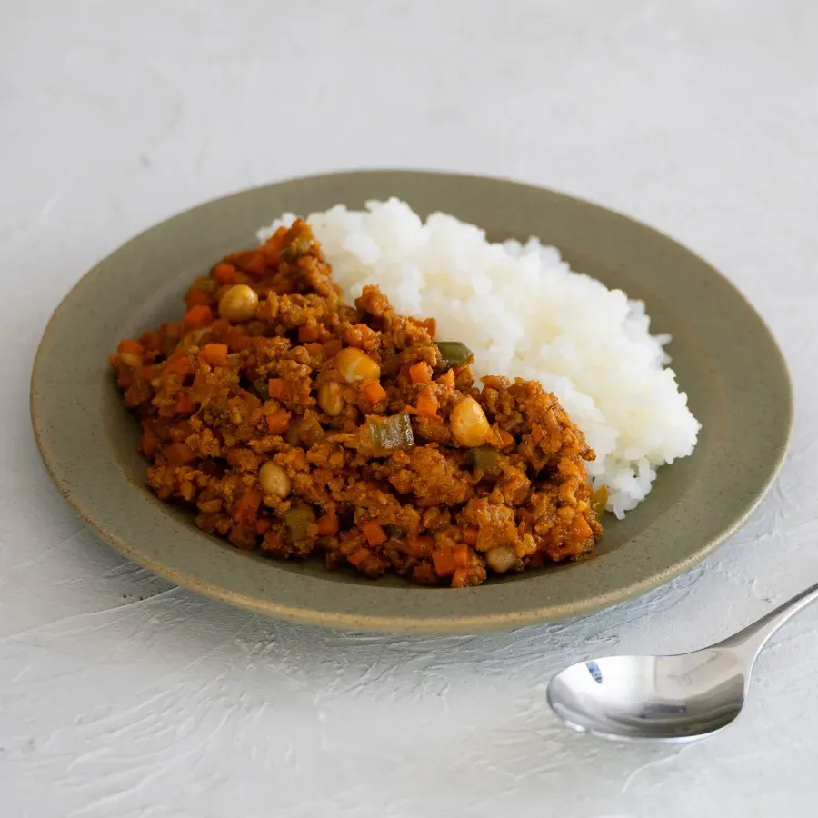 大豆入りドライカレー
