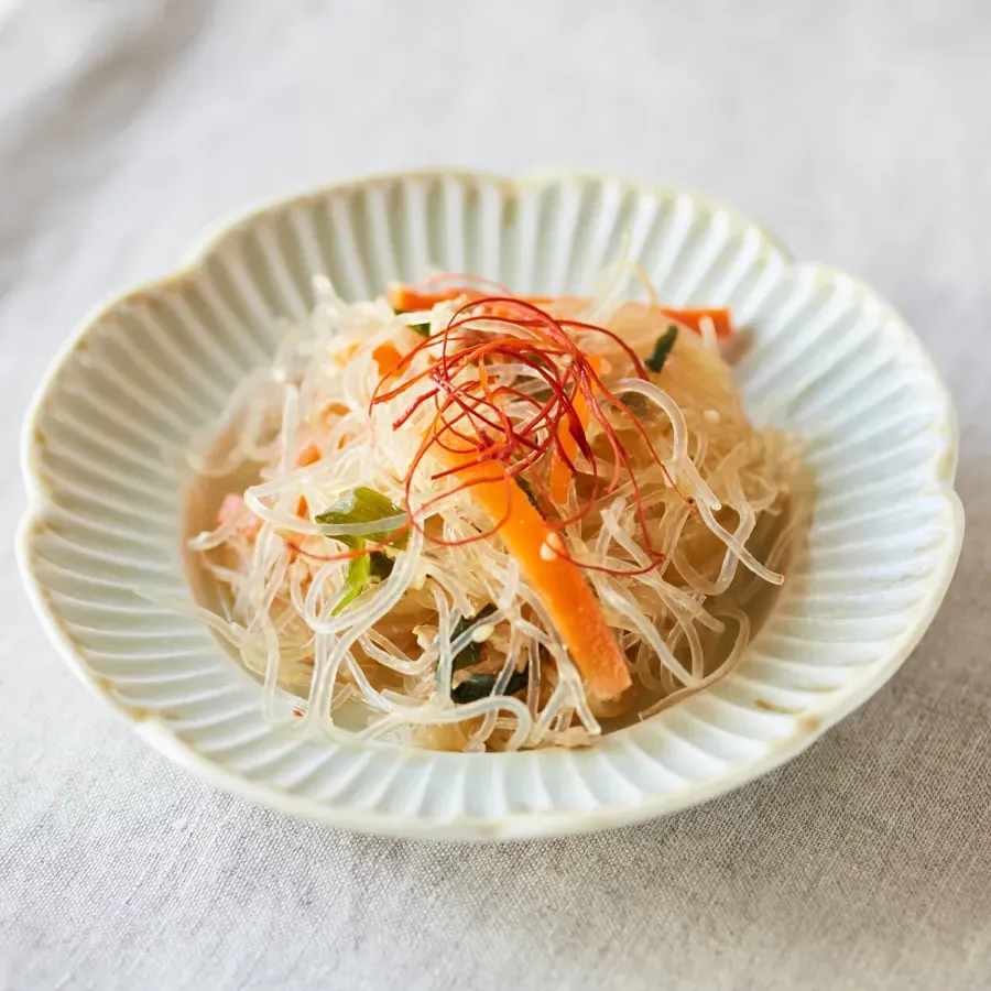 春雨のピリ辛炒め