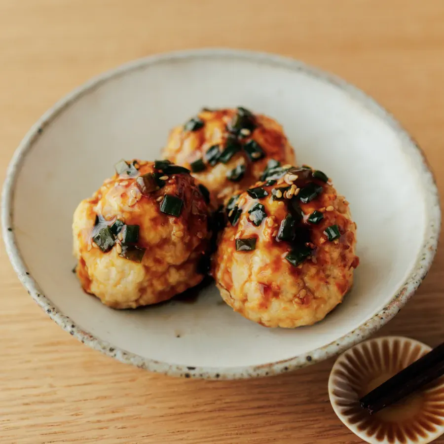 焼きとり風甘辛タレつくね