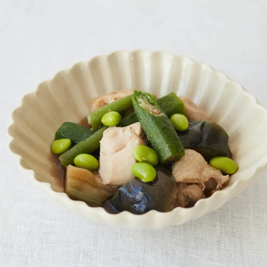 素麺のお供に！夏野菜のうま煮