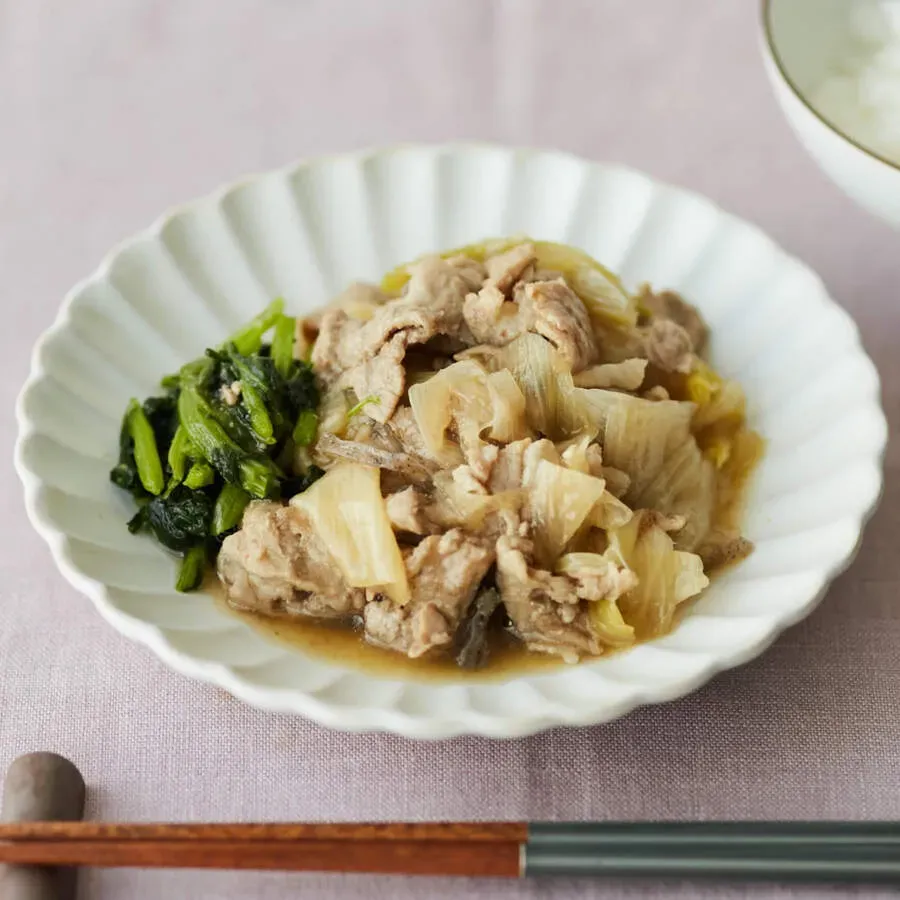 豚肉のすき焼き風炒め