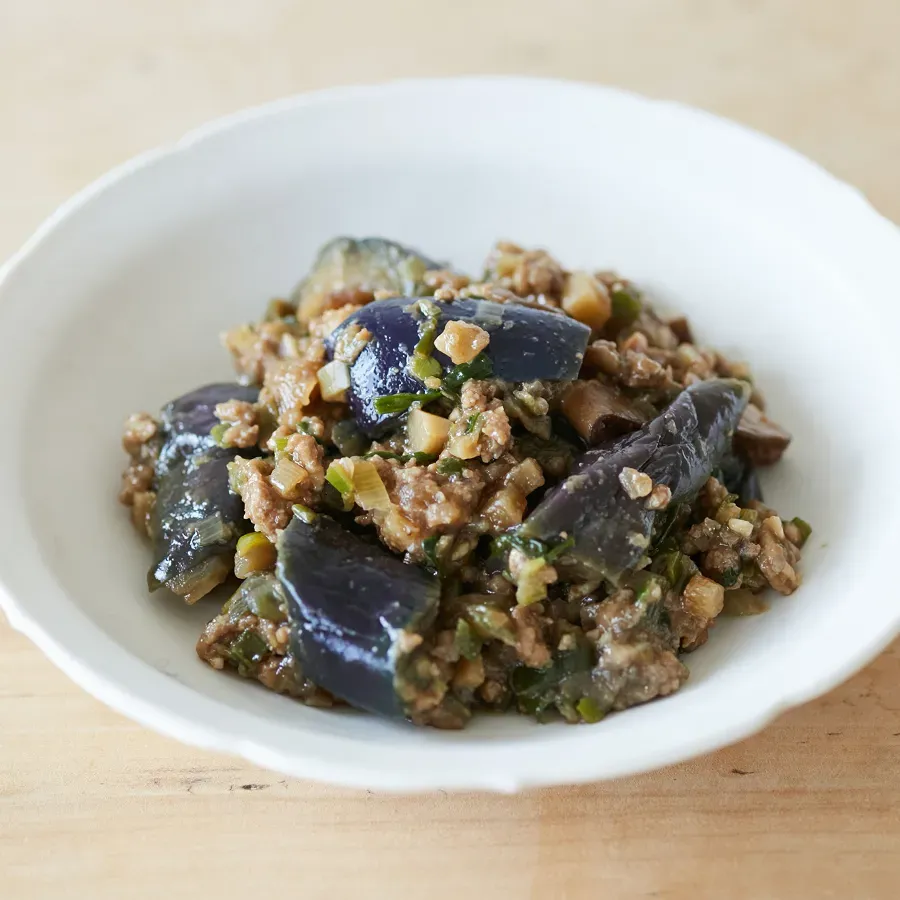 辛くないマーボーなす