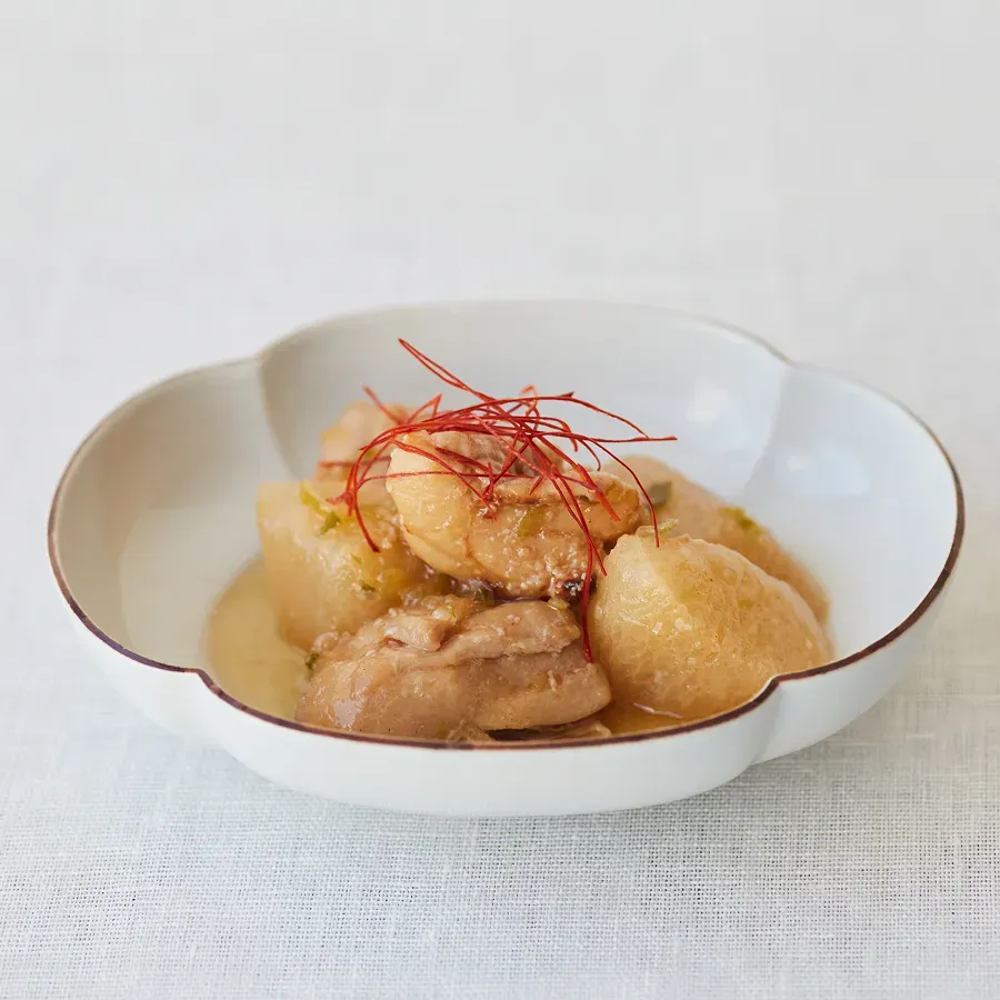 鶏と大根の韓国風煮物
